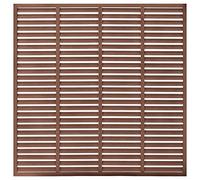 Susany Pannello di Recinzione da Giardino, Persiana, per Esterno,in WPC Nero,85x170 cm,Recinzione da Giardino, a Parete, Divisore Esterno