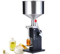SUSEMSE Riempitrice manuale 10 - 100 ml con scala, riempitrice liquida per pasta e liquido - A03 PRO 100 ml nero