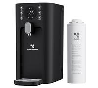 SusGreenable Dispenser di acqua calda, 100 G, 4 livelli di temperatura (45-100 °C), 4,3 l, serbatoio dell'acqua, filtro singolo 5 in 1, 3 secondi, riscaldamento rapido, display TDS, nero