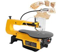 Sushangmao Sega A Traforo da 16 Pollici/Sega A Traforo A velocità Variabile - con Ampio Tavolo da Lavoro Inclinabile E 10 Lame | velocità Continua 550-1650 SPM, Motore da 180 W PremiumModel