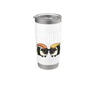 Susheep Sushi Pecora Bicchiere termico in acciaio inox doppia parete