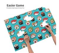 Sushi carino,Puzzle in legno da 1000 pezzi per famiglie, puzzle per adulti e adolescenti