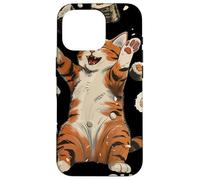 Sushi Cat giapponese Kawaii - Tokyo Food Humor Art Custodia per iPhone 16 Pro