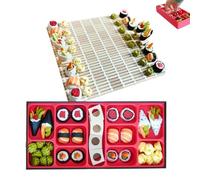 Sushi Chess - Set di Scacchi a Tema Sushi, Scacchiera Sushi Mat, Nuovo Gioco di Scacchi Stampato in 3D del 2026, Pezzi degli Scacchi Sushi Roller, Gioco di strategia for Adulti
