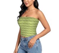 Sushi Dill Pickles Gilet senza spalline stampato per donne, camicetta elastica gilet senza maniche top per spiaggia incontri streetwear