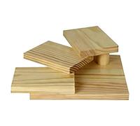 Sushi Display Tray - Tiered Wooden Sashimi Stand, Multi-Level Serving Stairs with Elegant Design, Natural Bamboo Material, Space-Saving Presentation, for Home Restaurant Kitchen Catering Party