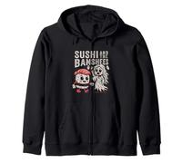 Sushi e le Banshees - Divertente Goth Punk Rock Food Parodia Felpa con Cappuccio