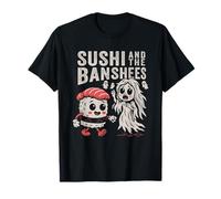 Sushi e le Banshees - Divertente Goth Punk Rock Food Parodia Maglietta