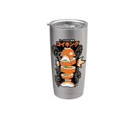 Sushi Fish Sezione trasversale Giapponese Culinary Graphic Apparel Bicchiere termico in acciaio inox doppia parete
