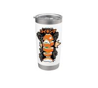 Sushi Fish Sezione trasversale Giapponese Culinary Graphic Apparel Bicchiere termico in acciaio inox doppia parete