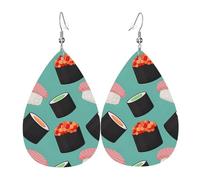 Sushi Food Pattern1 stampa lacrima orecchini pendenti eleganti donne gioielli moda gioielli San Valentino Festival usura