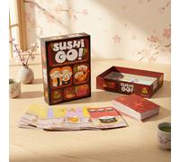 Sushi Go! Il gioco di carte pick and pass, include 108 carte, gioco da tavolo strategico per la famiglia, regalo da gioco, intrattenimento per raduni familiari, gioco di carte per incontri con amici, 