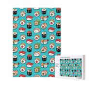 Sushi kawaii carino,Puzzle in legno da 300 pezzi per adulti e adolescenti