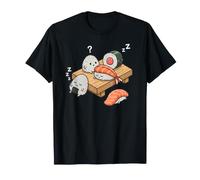 Sushi Kawaii Che Dorme Nigiri Onigiri Addormentati Maglietta