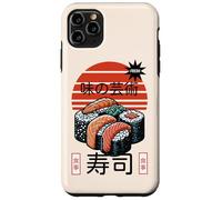 Sushi L'arte del sapore Cibo giapponese Retro Tramonto Design Custodia per iPhone 11 Pro Max
