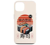 Sushi L'arte del sapore Cibo giapponese Retro Tramonto Design Custodia per iPhone 13