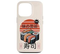 Sushi L'arte del sapore Cibo giapponese Retro Tramonto Design Custodia per iPhone 13 Pro