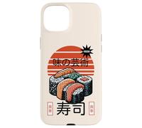 Sushi L'arte del sapore Cibo giapponese Retro Tramonto Design Custodia per iPhone 15 Plus