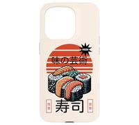 Sushi L'arte del sapore Cibo giapponese Retro Tramonto Design Custodia per iPhone 15 Pro
