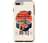 Sushi L'arte del sapore Cibo giapponese Retro Tramonto Design Custodia per iPhone 7 Plus/8 Plus