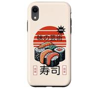 Sushi L'arte del sapore Cibo giapponese Retro Tramonto Design Custodia per iPhone XR