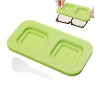 Sushi Maker Mold, Rice Molds, Triangolo, Square, Round Rice Press, Kitchen Tools With Rice Paddle, Rice Ball Molder, White, Orange, Green, PP Material, 0.98 Inches
