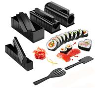 Sushi Master Collection, set di utensili da cucina fai-da-te con funzioni facili da usare e stampi di varie forme, ideale per uso personale