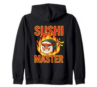 Sushi Master Divertente Cibo Giapponese Felpa con Cappuccio