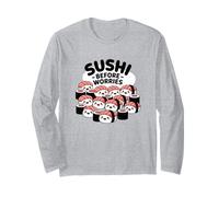 Sushi prima delle preoccupazioni Cibo Kawaii Maglia a Manica