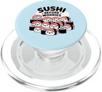 Sushi prima delle preoccupazioni Cibo Kawaii PopSockets PopGrip per MagSafe