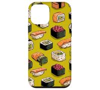 Sushi Roll cibo giapponese Custodia per iPhone 12 mini