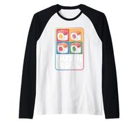 Sushi Roll Cultura Pop Estetica Giapponese Maglia con Maniche Raglan