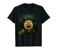 Sushi Roll Selfie Zombies Apocalisse Umorismo Divertente Halloween Maglietta