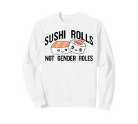 Sushi Rolls Non RUOLI di Genere Uguaglianza Meme femminista Felpa