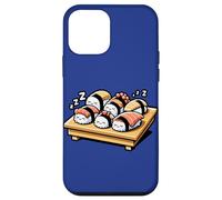 Sushi Sleeping Sushi Rolls giapponese Kawaii Nigiri Maki-Rolls Custodia per iPhone 12 mini