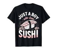 Sushi Solo un ragazzo che ama il sushi Cibo giapponese Giappone Maglietta