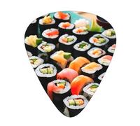 Sushi Stampa Organizer Scatola di Immagazzinaggio Spessore Differente Plettri per Chitarra Acust