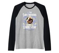 Sushi Vichingo dal 1348 Surströmming Originale Maglia con Maniche Raglan