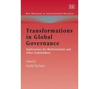 Sushil Vachani Transformations in Global Governance (Copertina rigida)