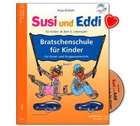 Susi ed Eddi - Scuola di arrosto per bambini dai 5 anni in su, con spartito musicale e clip a forma di cuore
