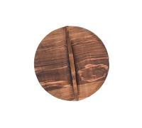 susiodeu Coperchio per padella in legno resistente al calore, accessorio essenziale per la cucina, contro le ustioni, facile da usare, per tutti i cuochi, Marrone, 28 cm