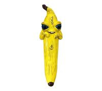susiodeu Divertenti ornamenti magici a forma di banana, decorazioni Per creative per feste e scherzi, giocattoli a sorpresa per eventi, scherzi, decorazioni strane, occhi azzurri