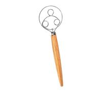 susiodeu Frusta manuale a 2 occhi per la preparazione di pane e torte. Prestazioni affidabili che assicurano una miscelazione senza sforzo degli ingredienti per gli amanti del pane di tutto il mondo.