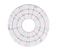 susiodeu Gadget per creare forme circolari per l'arte della ceramica Strumento divisore circolare facile e preciso per modellare l'argilla Il divisore circolare può essere posizionato sull'argilla per