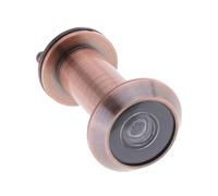 susiodeu Spioncino per porta d'ingresso HD con lunghezza regolabile per porte con diametro di 14 mm e spessore di 35-55 mm. Inserire lo spioncino nel foro della porta, Rame rosso, 44x26x22mm
