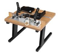 Susoso Router Table Router Table Spessore della piastra rovesciata 7 mm Banca da lavoro con tavola a molla, elevata flessibilità, capacità di carico 200 kg, per uso domestico 43 x 40 cm