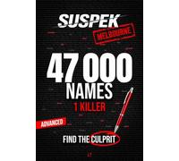 SUSPEK - Murder in Melbourne: 47,000 Suspects, 17 Clues, One Killer | A Murder Mystery Puzzle Book for Adults, Logic Grid Puzzle Lovers, and Cozy Mystery Fans (Case 03)