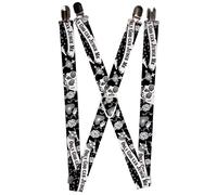 `Suspenders - 1.0`` - Only God Can Judge Me Black/White` ACC NUOVO