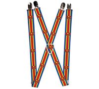 `Suspenders - 1.0`` - Superman Shield/Stripe Blue/Yellow/Red` ACC NUOVO