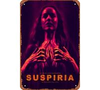 Suspiria Movie Luca Guadagnino Horror Remake Film Art Vintage Divertente targa in metallo metallo 20,3 x 30,5 cm per bar bar camera da letto parete decorativa
